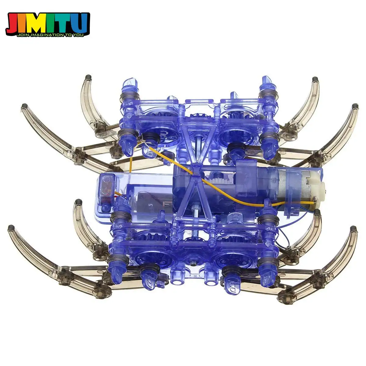JIMITU DIY собрать умный электрический робот паук игрушка образовательный набор