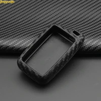 jingyuqin 5pcs remote carbon fiber paten soft silicone key case for toyota camry corolla avalon rav4 land cruiser smart car