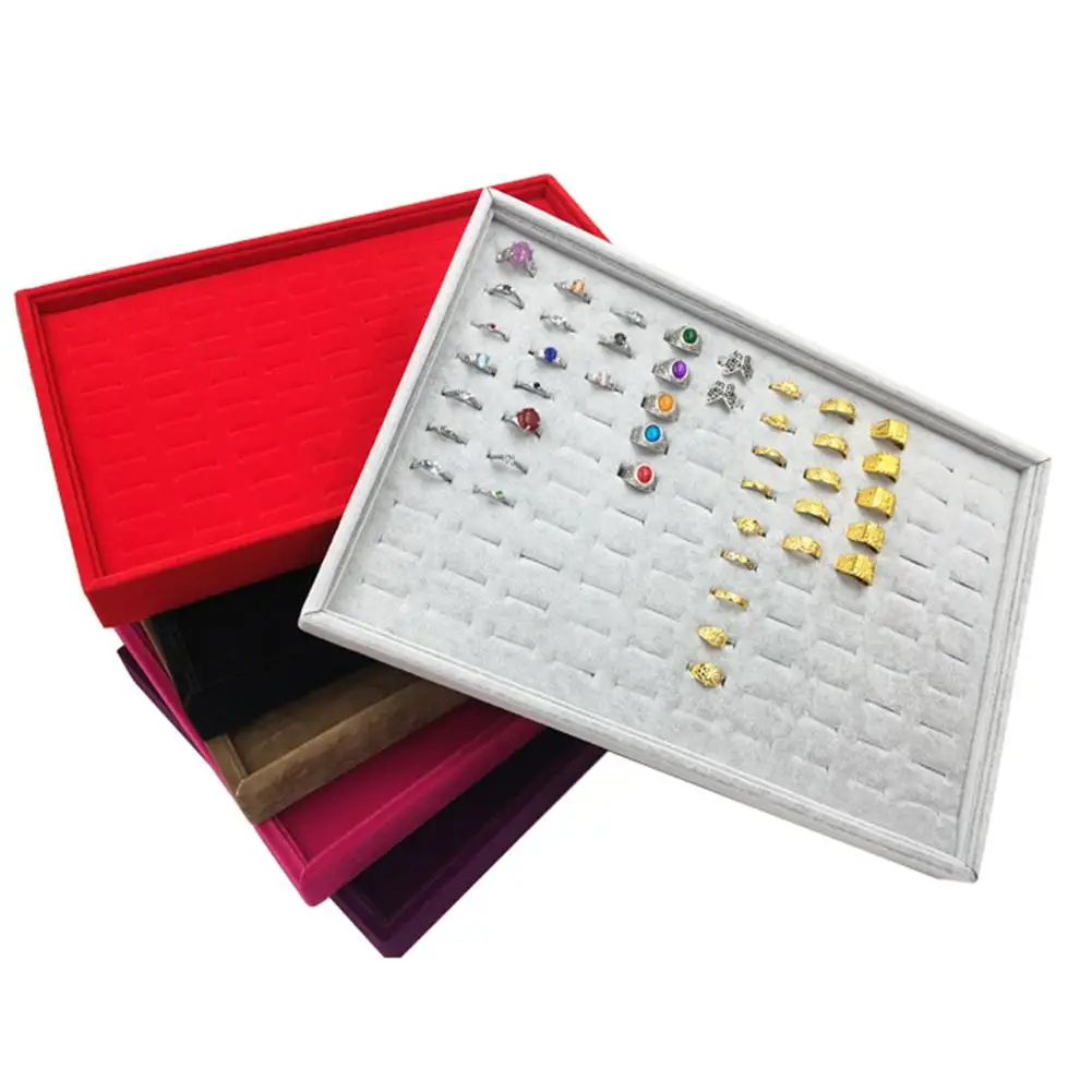 Органайзер для хранения ювелирных изделий кольца сережек 100 Ячеек | Украшения и