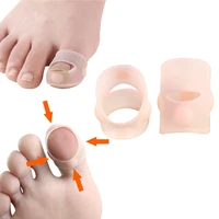 2pcs silicone invisible ingrown toe nail treatment ingrown toenail correction tool elastic straightening clip brace
