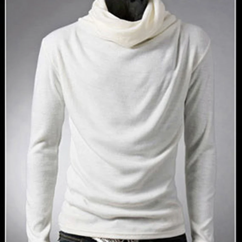 

Мужская однотонная водолазка, трикотажные пуловеры, Повседневный свитер на осень и зиму, 2022