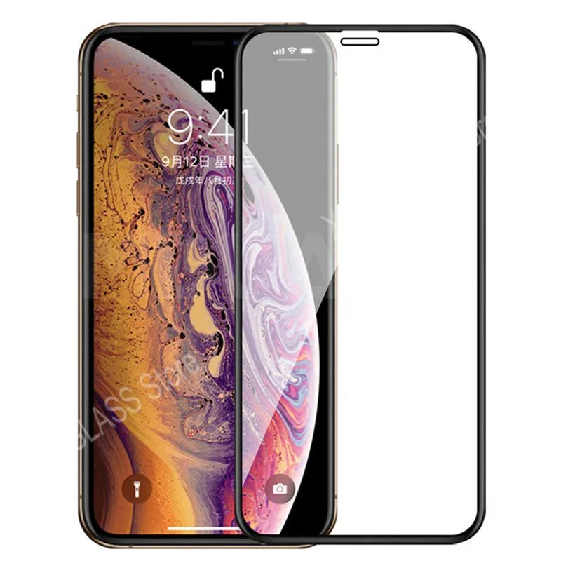 

9D Tempered Glass For iPhone 11 12 Mini Pro Max Screen Protector For iPhone X Xr Xs Max 6 6S 6P 7 8 Plus SE2020 Full Cover Glass