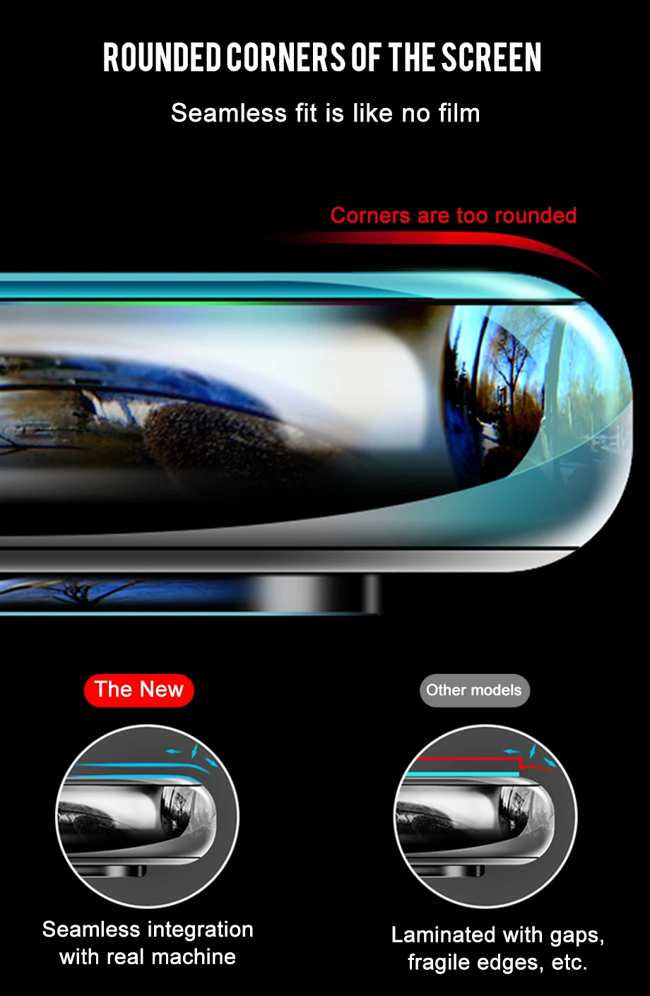 500D защитное стекло с закругленными краями для iPhone X XR XS Max полное покрытие iPhone 11 Pro Max защита экрана закаленное стекло