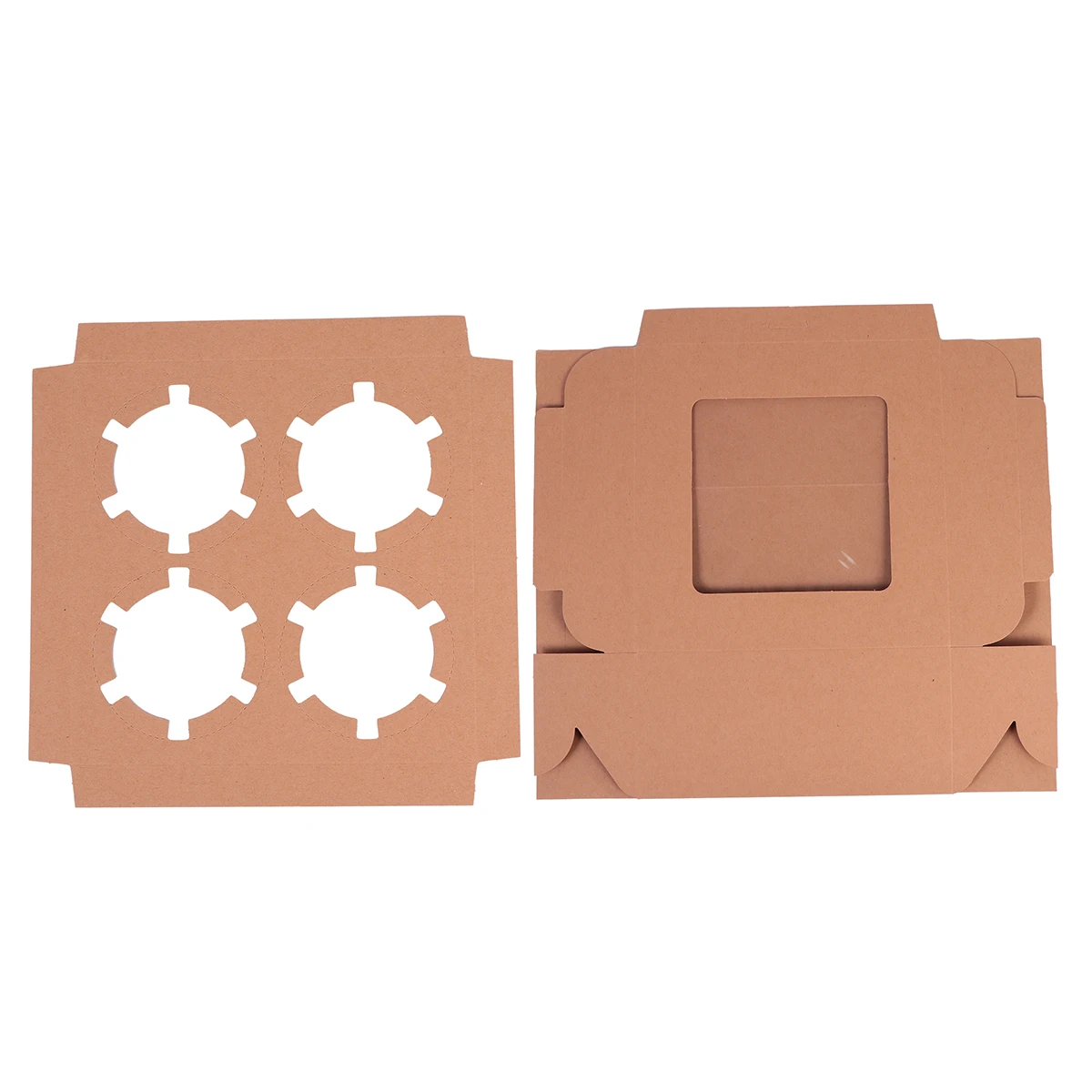 10 шт. коробка для яиц из картона упаковка кекса десерт торта упаковочная посылка