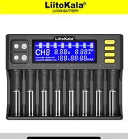 liitokala lii s8 lii m4 lii 600 lii s1 18650 charger lcd display universal smart charger for 26650 18650 21700 18500 aa aaa