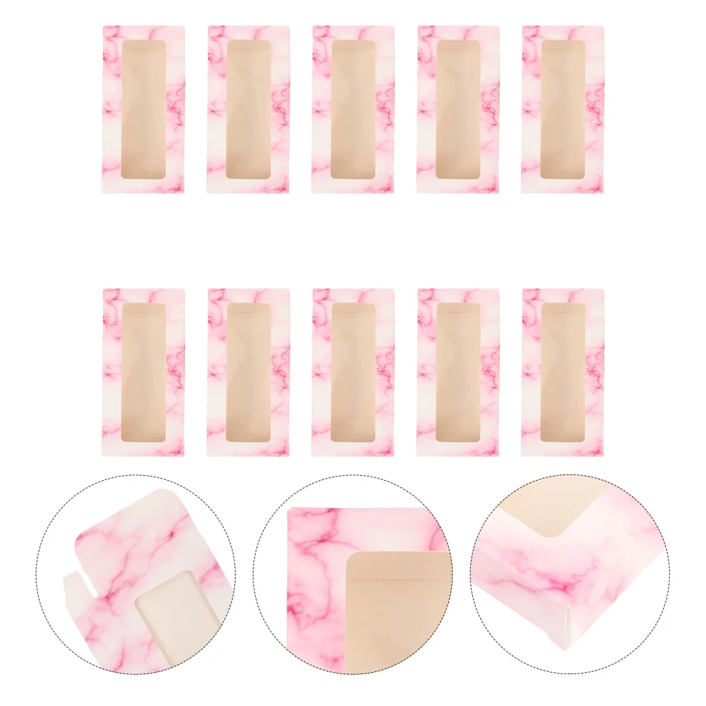 

80Pcs Paper Eyelash Storage Box False Lash Case Empty Eyelash Holder for Girl