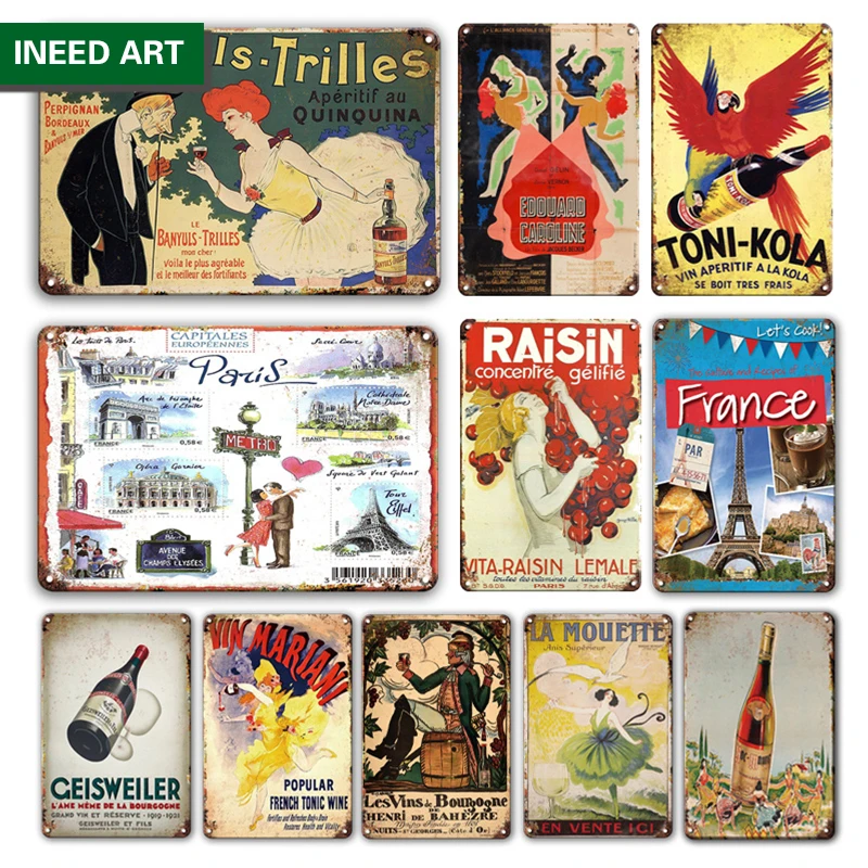 

Retro Beer Wall Decoration Tin Sign Bar Man Cave Metal Wall Decor Vintage Home Decorative Accessories