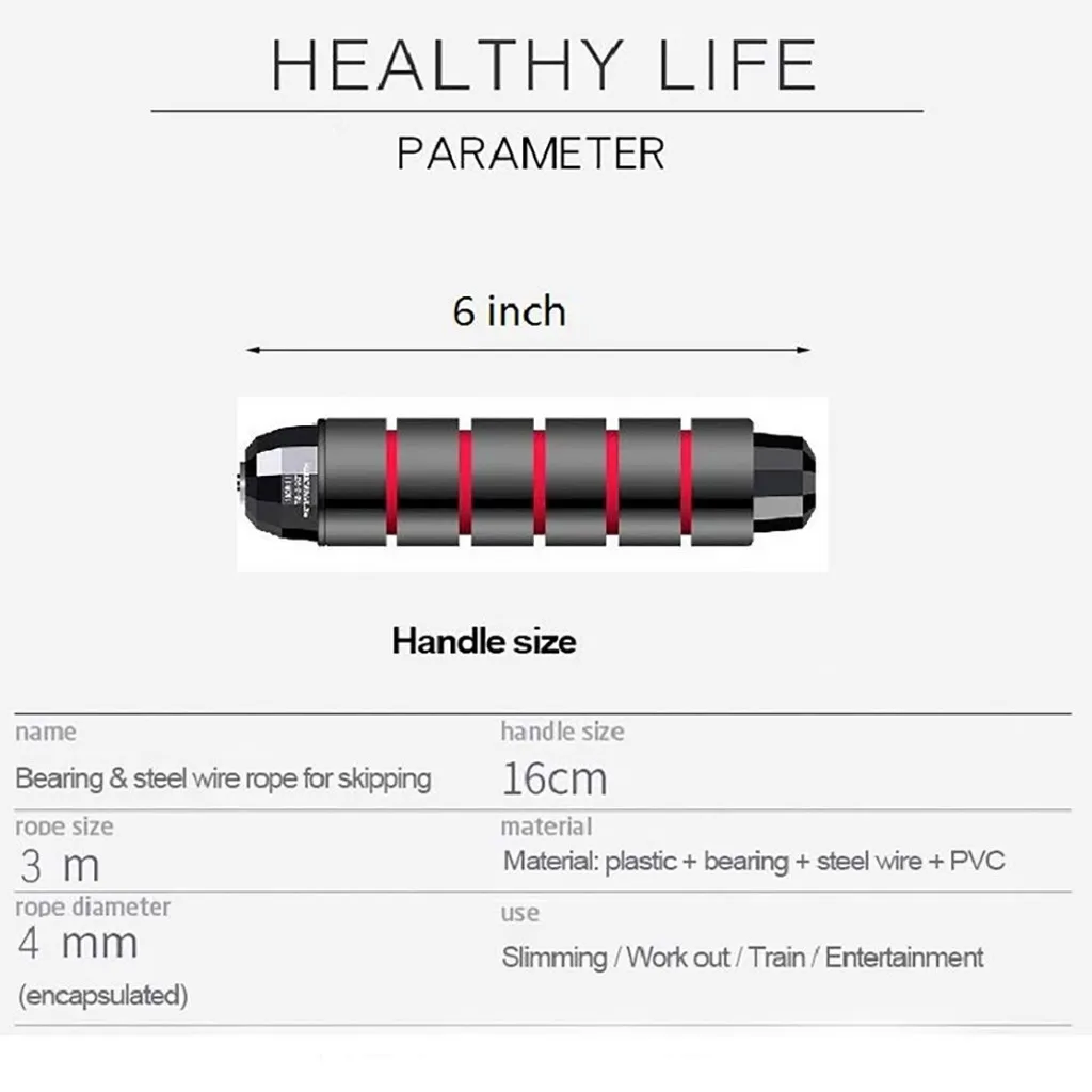 

2019 Hot Selling Skipping Rope Tangle-free With Ball Bearings Rapids Speed Jump Rope Cable And 6 Fashion Sport Ropes# T10