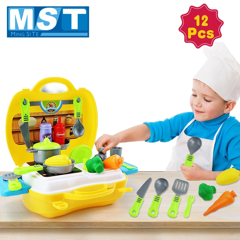 

Portable Nurse Pretend Play Set Kitchen Tableware Cosmetics Pet Shop Supermarket Suitcase Medical Tool Role Play Toy For Kids