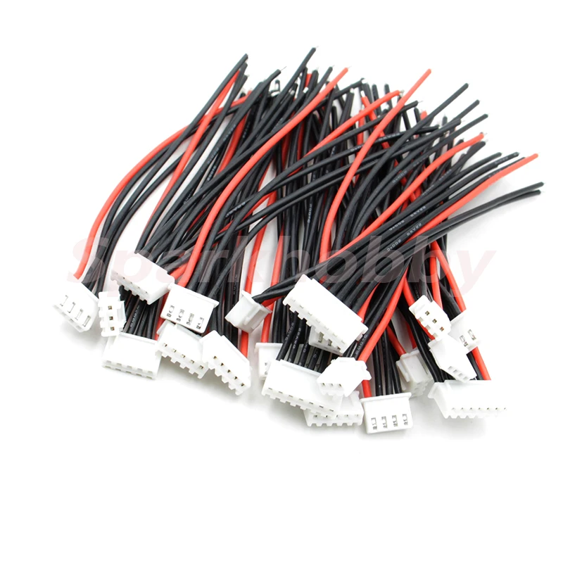 5 шт sparkhobby 10 см 100 мм 2s 3s 4s 6s 3457 pin 22awg удлинитель