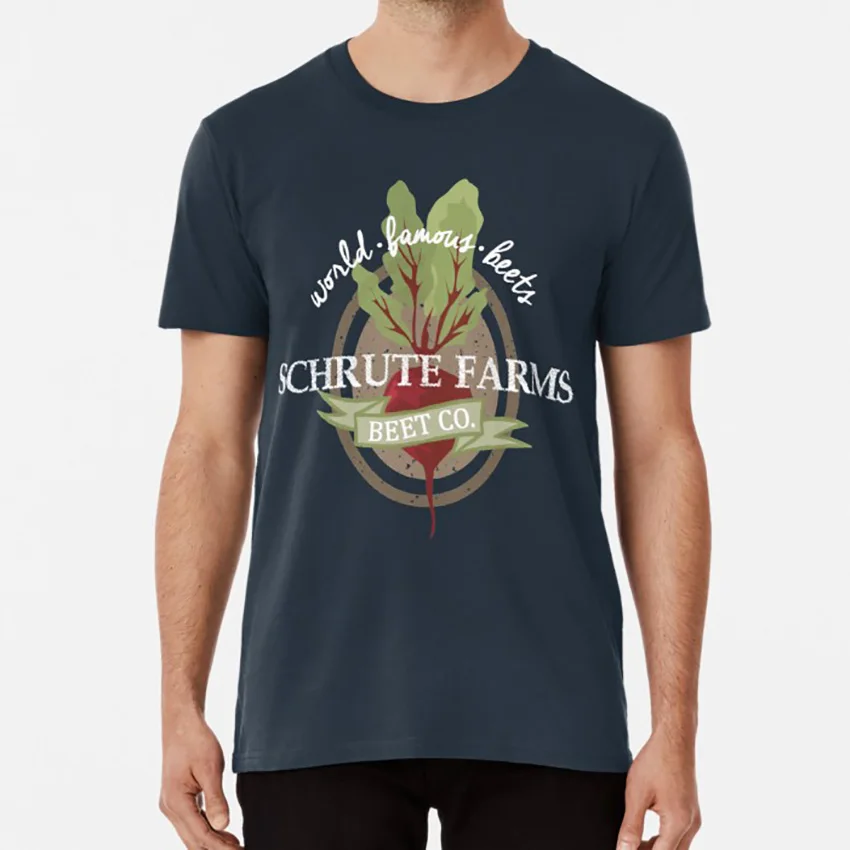 Schrute Farms офисная футболка Офис Дуайт schrute farms свекла Свекла| |