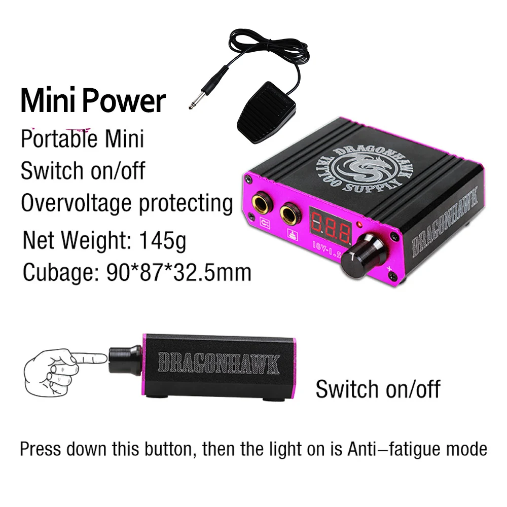 professional tattoo kits rotary tattoo pen machine guns permanent makeup machine color inks power supply cartridge needles d3029 free global shipping