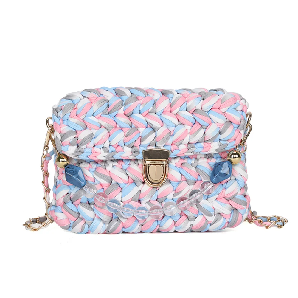 

New Arrival 24cm Knit DIY Material Set for Phone Bag Handbag Handmade