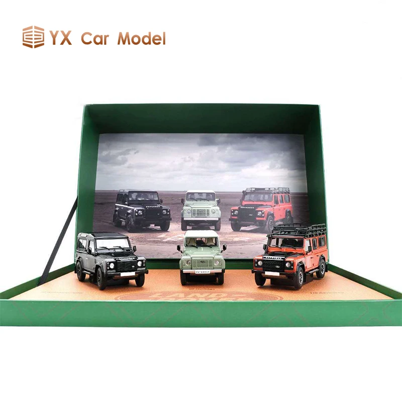 Почти реальная 1/43Land Rover защита 90 110 литая модель автомобиля для подарка