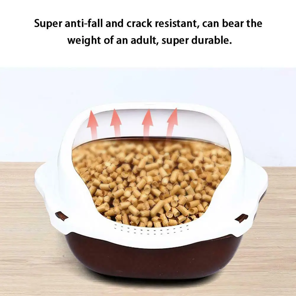 Контейнер для туалета домашних животных антибрызговый туалет кошек и собак с