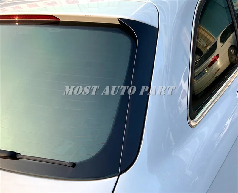 Черный спойлер на заднее стекло чехол боковое крыло для Audi A4 B8 Allroad Avant 2009 2016 2 шт.