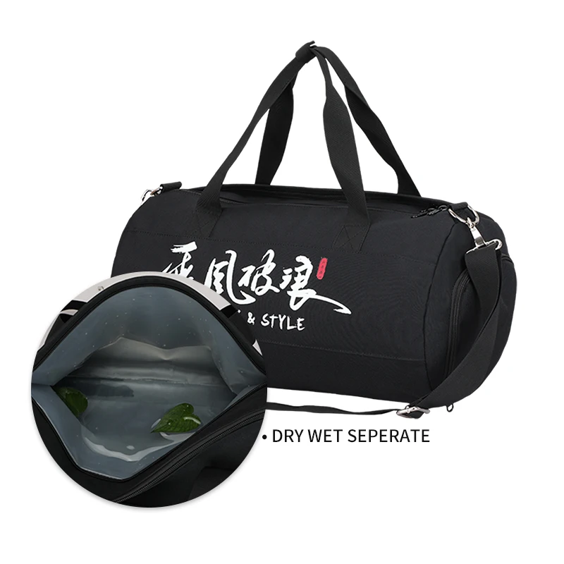 New Men Gym Bags For Fitness Training Outdoor Travel Sport Bag Shoes Pocket Multifunction Dry Wet Separation Overnight Suitcase