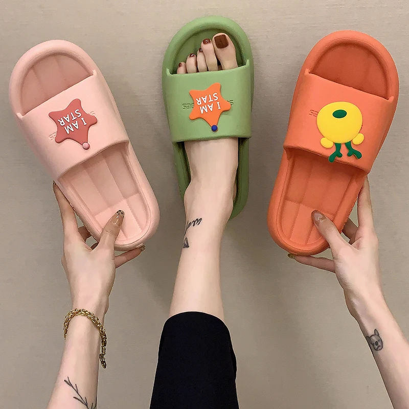 

Shoes Ladies' Slippers Low Slipers Women Luxury Slides Soft 2021 Massage Designer Rubber Flat Summer Girl PU Rome Fabric