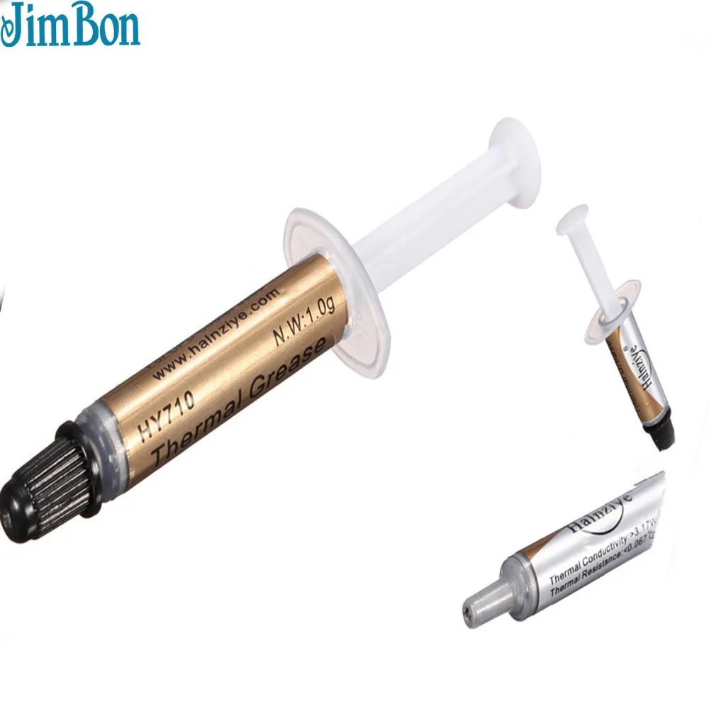 JinBon 5 шт. Серебряный силиконовый компаунд Теплопроводящая смазка чипсет