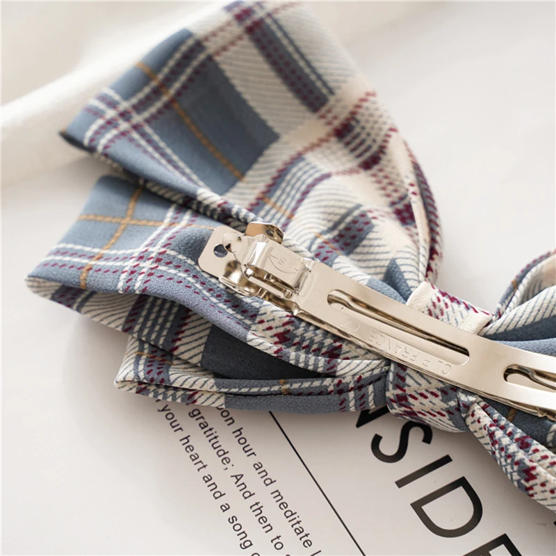 

Women's fashion accessoriesFashion ribbon big bow hairpin cute three-layer lattice hairpin tie hair hairpin accessories 2021 new