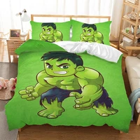 disney avengers hulk cartoon 3d bedding sets boy girls avenger alliance character pillowcases duvet cover sets single twin queen