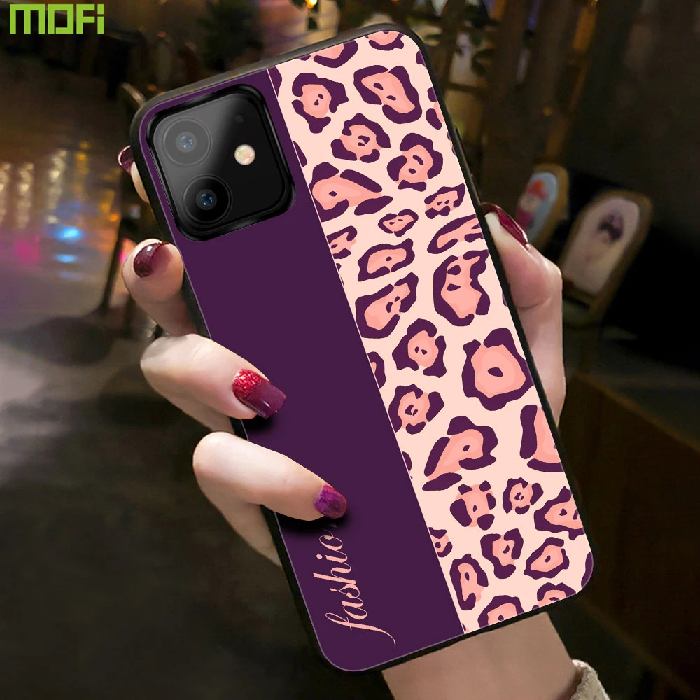 Для iPhone чехол Леопардовый розовый фиолетовый для 11 Pro Max Mofi 6S Plus 6 7 8 X Xr Xs чехол| |