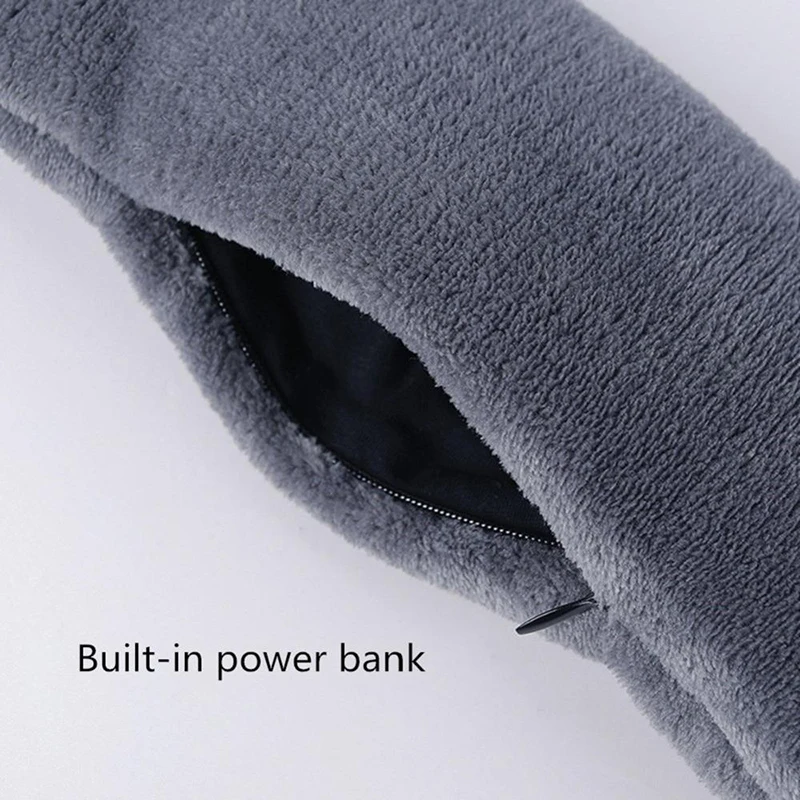 USB Heating Scarf Women Men Thick Warm Electric Heated Neck Warmer Scarf For Outdoor Camping Hiking Cycling New