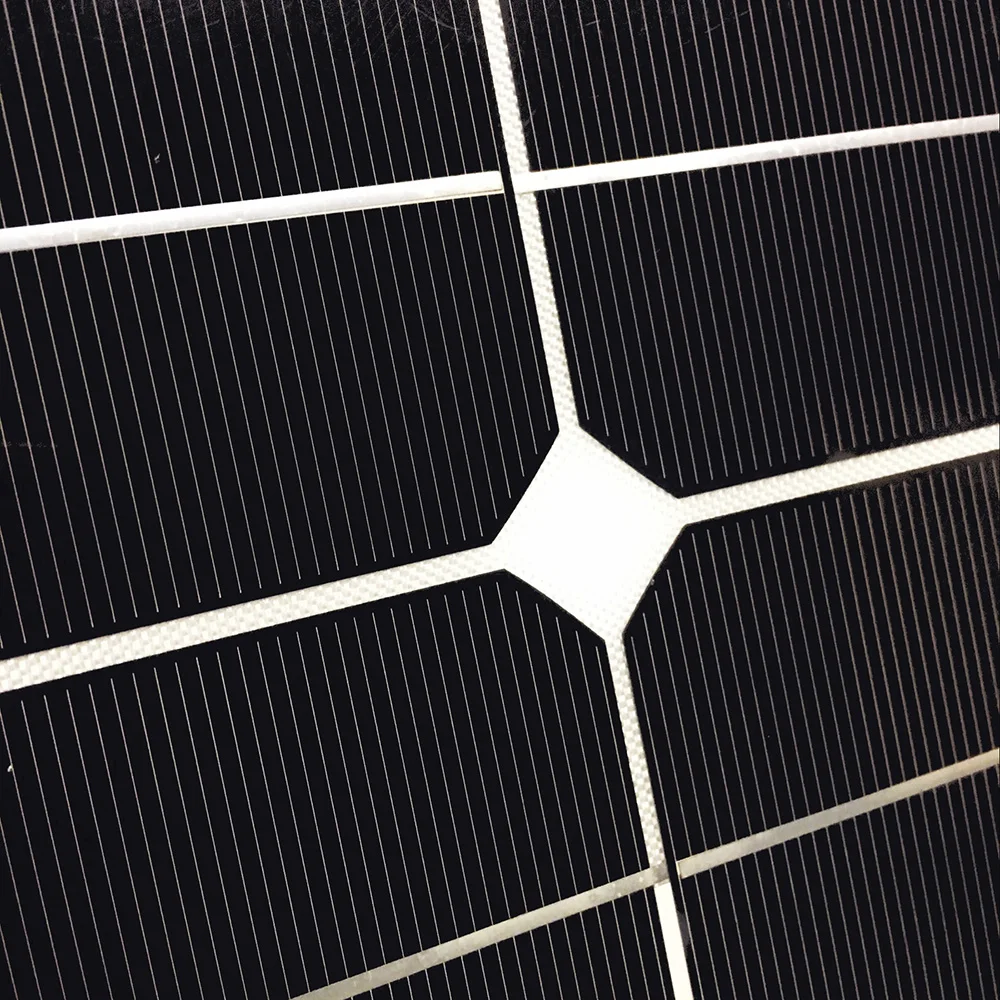 Гибкие солнечные панели 50 Вт 16 В монокристаллический Slendersolar модуль 100 солнечная