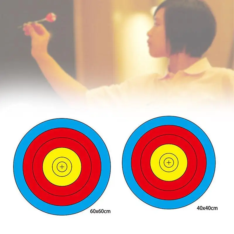 Мишени для стрельбы из лука полезный прочный 60*60 см красочные гаджеты начинающих