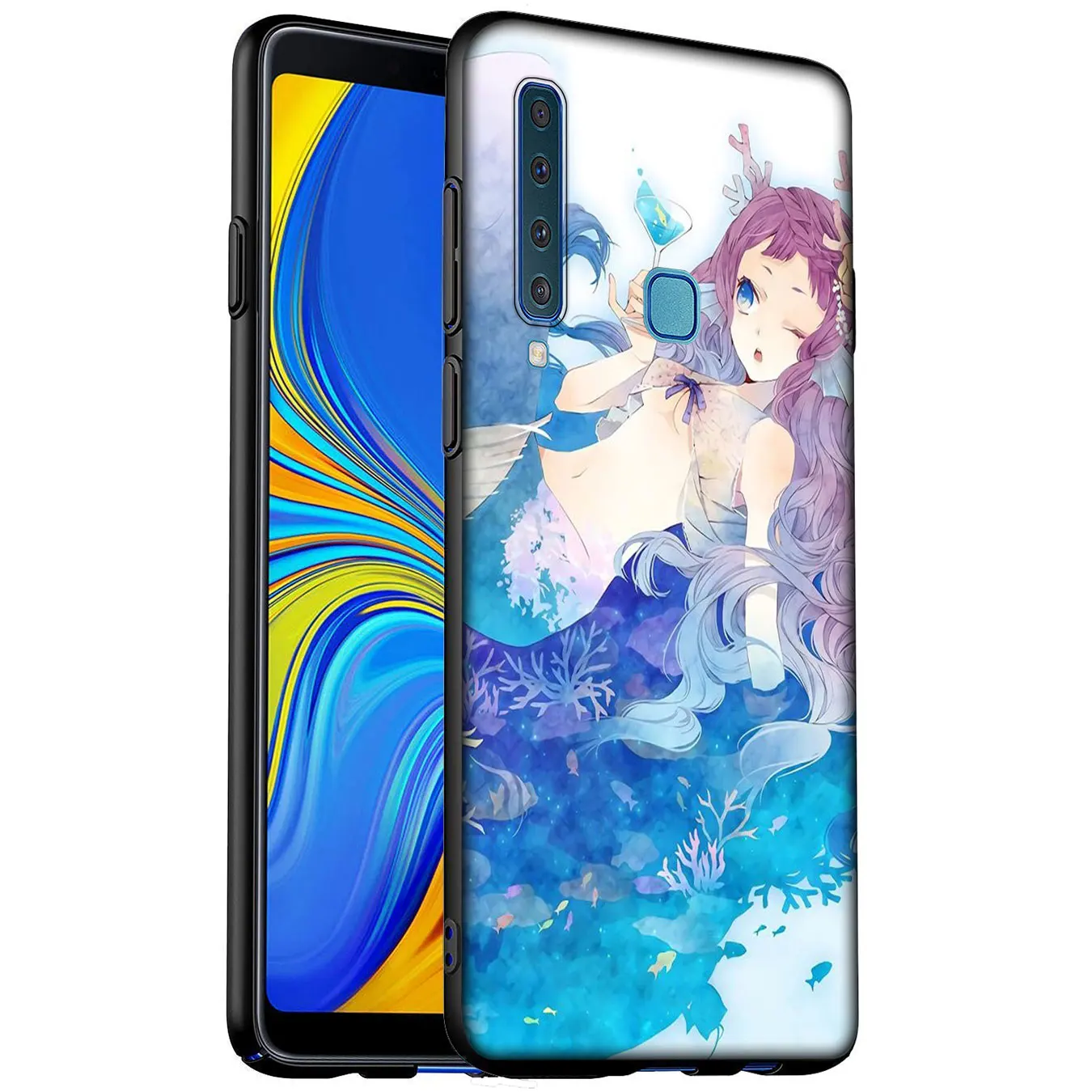 Милый мягкий силиконовый чехол для телефона Samsung Galaxy A6 A7 A8 A9 2018 A3 A5 2016 2017 Note 9 8 10 Plus |