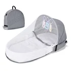 Кроватка для новорожденных Bionic кроватка против комаров складная кровать средняя кровать Удобная уличная дорожная кровать