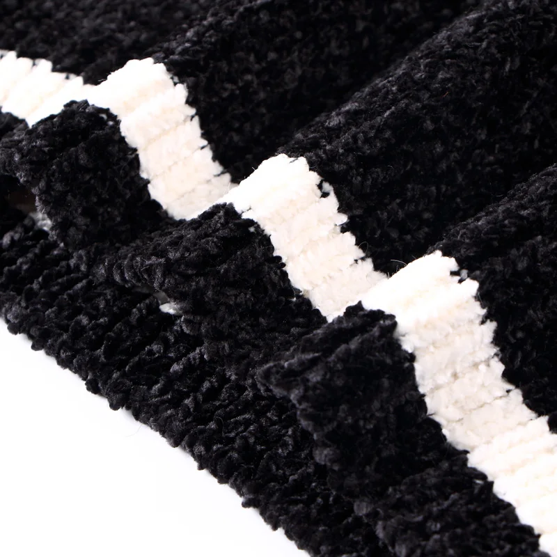 

Men's Winter Knitted Sweater 2020 Autumn Winter Casual Pullover Vintage Black Slim Fit Long Sleeve Knitted Sweaters Male For Men