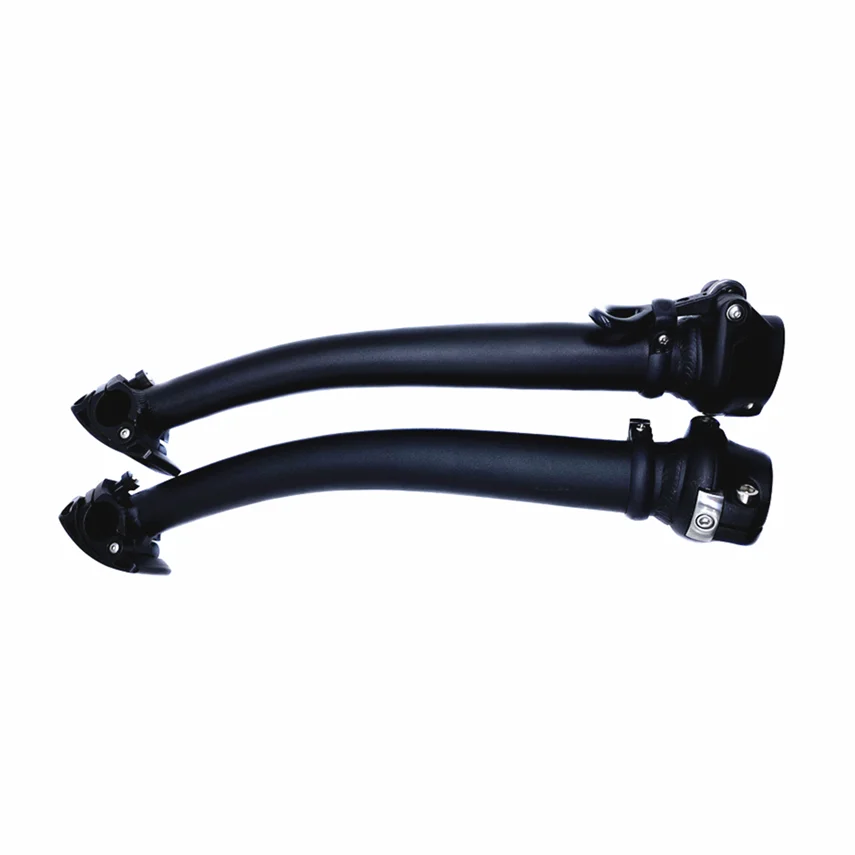 

Folding Bike Integrated Elbow Forward Gooseneck Head Tube left /right fold Quick Release Tilt Head Tube Extension Head Tube 37CM