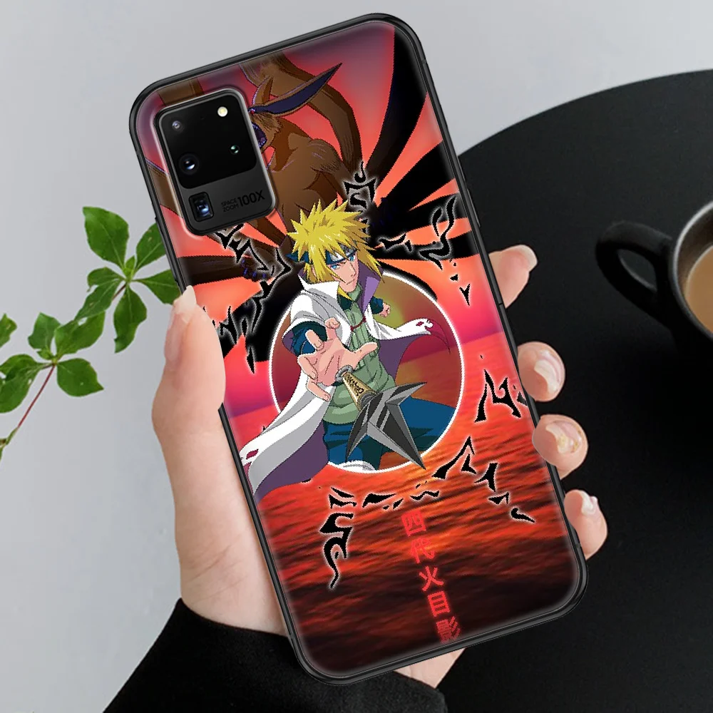 

Namikaze Minato Anime Phone case For Samsung Galaxy Note 4 8 9 10 20 S8 S9 S10 S10E S20 Plus UITRA Ultra black silicone Etui
