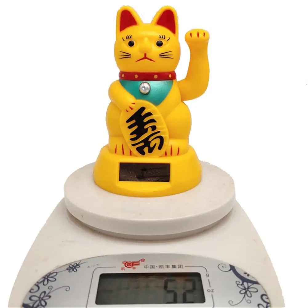 Китайский Лаки богатство развевающийся кошка Золотая ручной Cat домашний декор