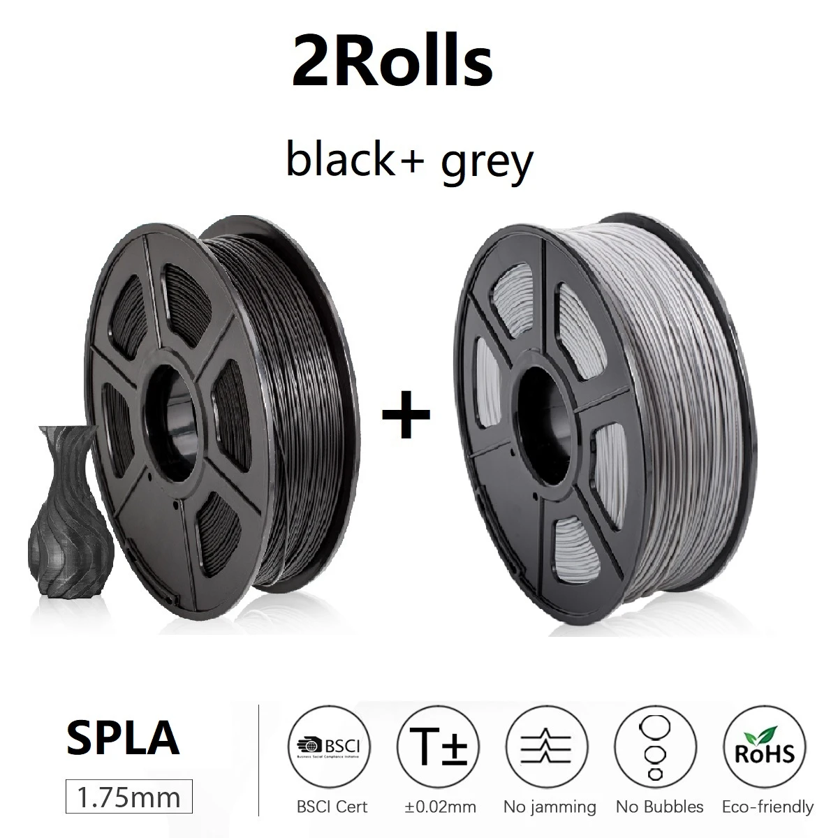 Нить для 3D принтера Enotepad SPLA нить 1 75 мм точность измерения +/ 0 02 кг 330 м фунта