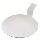 Рекламные товары для вечеринок, одноразовая пластиковая посуда, прозрачная зеленая мини-десертная круглая искусственная посуда 80*80 мм, 20 шт.упаковка