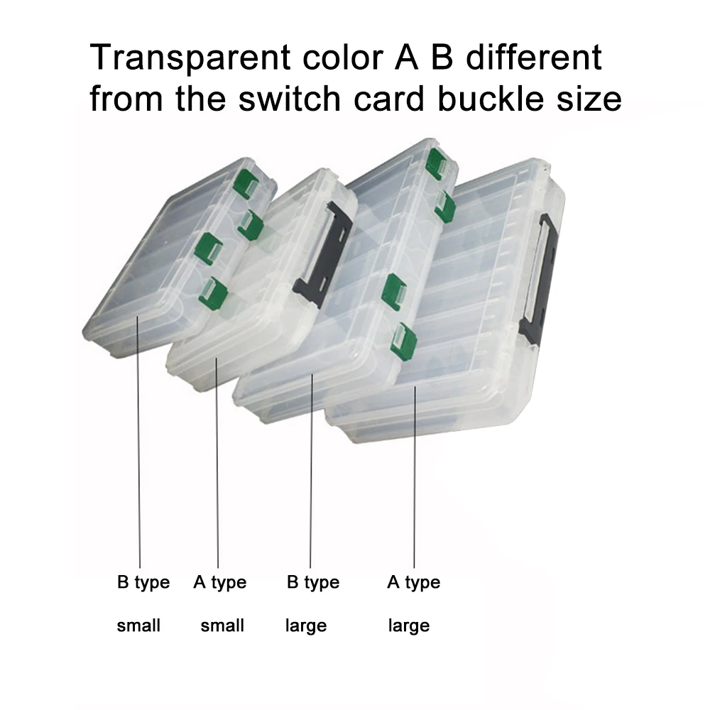 Рыболовная коробка для приманки двухсторонние пластиковые ящики рыболовные