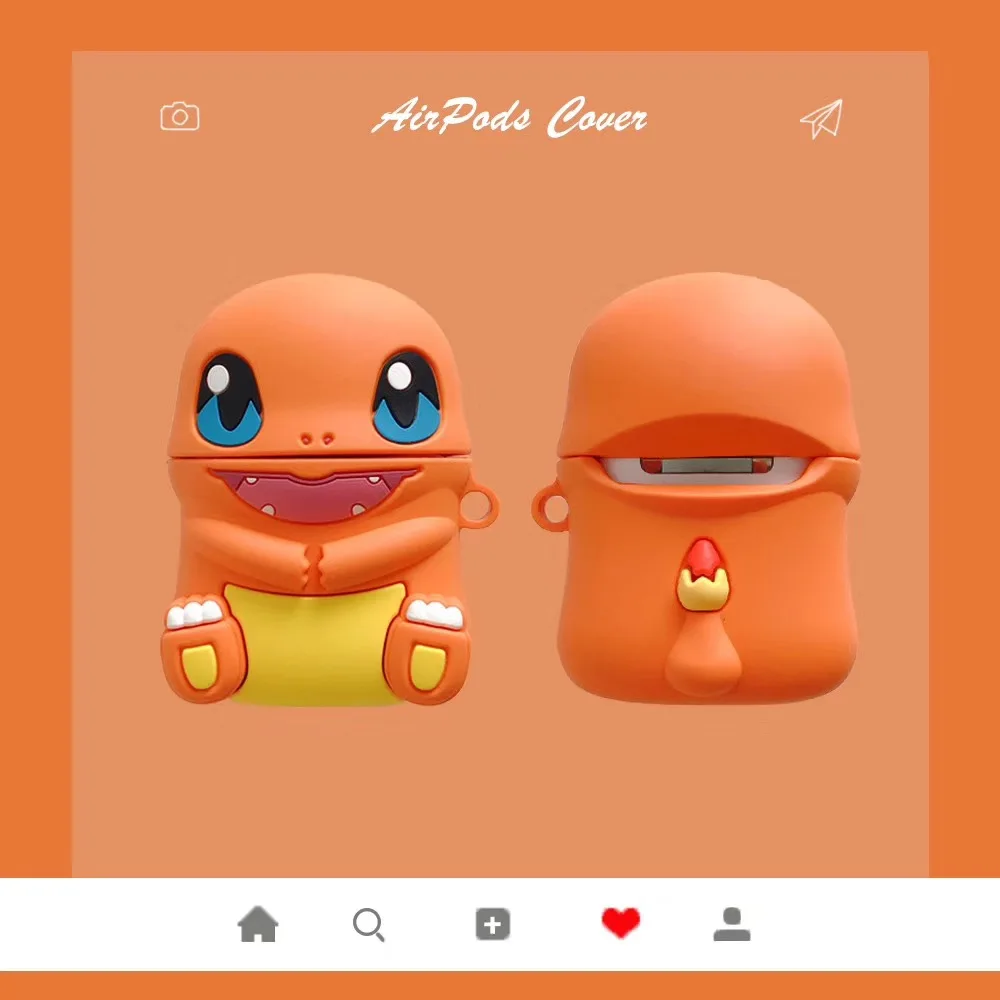 Силиконовый чехол Charizard для Airpods Air Pods, защитный чехол, защита от потери, аксессуары Fundas