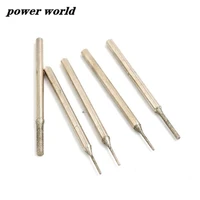 1pcs electroplated diamond piercing needle grinding head jade metal engraving carving tools punching pinholes drill a needle