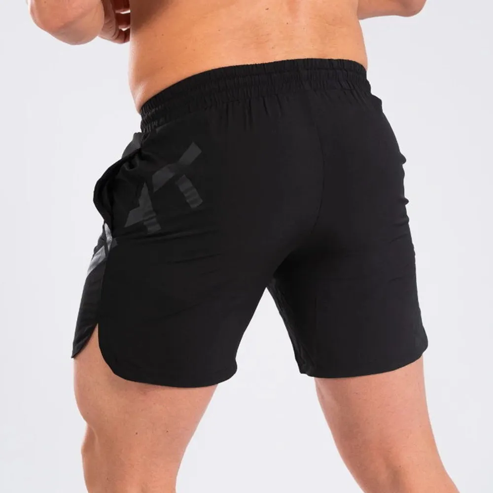 Шорты мужские спортивные для спортзала фитнеса бодибилдинга облегающие бега