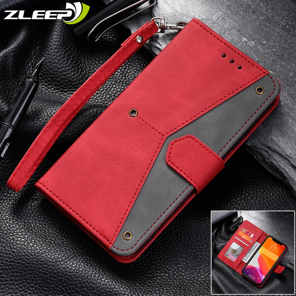 

Luxury Leather Flip Case For Samsung Galaxy S22 S21 S20 FE S10 S9 S8 S7 Note 20 Ultra Plus Lite Wallet Cards Holder Phone Cover