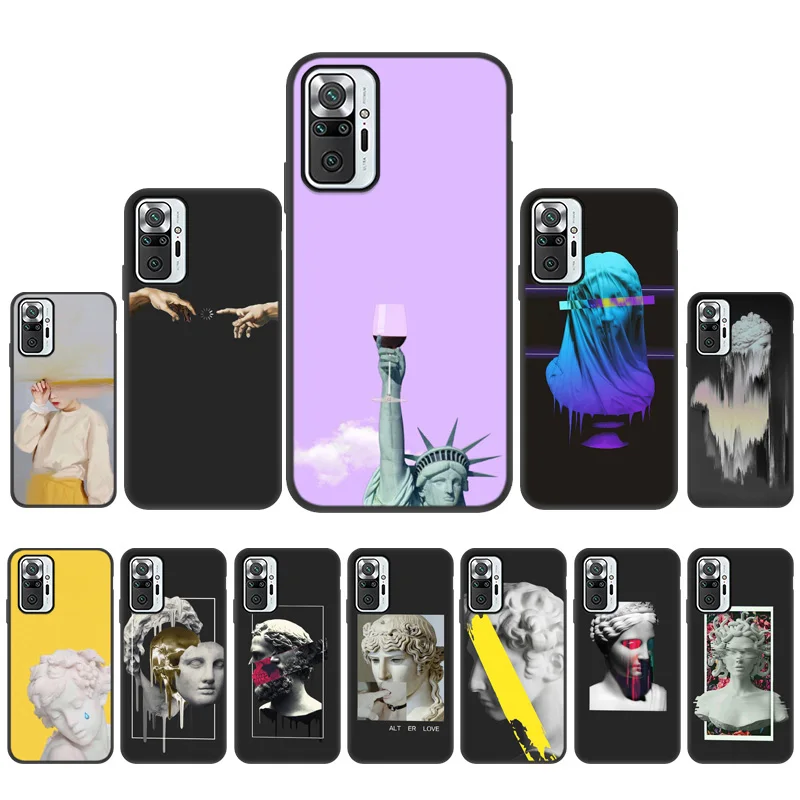 For Redmi Note 10 Pro Case For Xiaomi Redmi Note 11 9 8 Pro 9S 10S 8T Redmi 9T 9C Nfc Cover Poco X3 Pro M3 F2 X3 Nfc Cover
