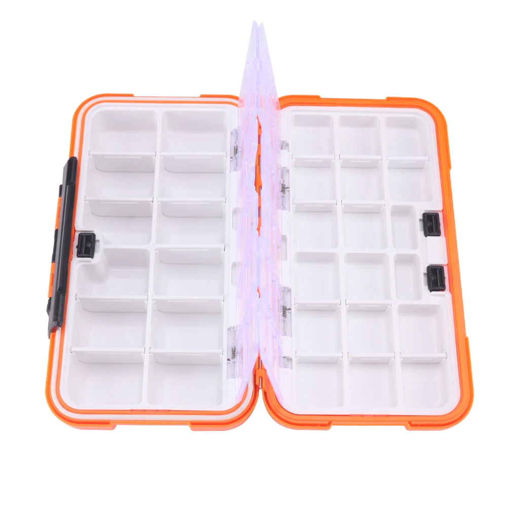 

Fishing Box For Baits Double Sided Plastic Lure Boxes Fly Fishing Tackle Storage Box Supplies Accessories High Strength