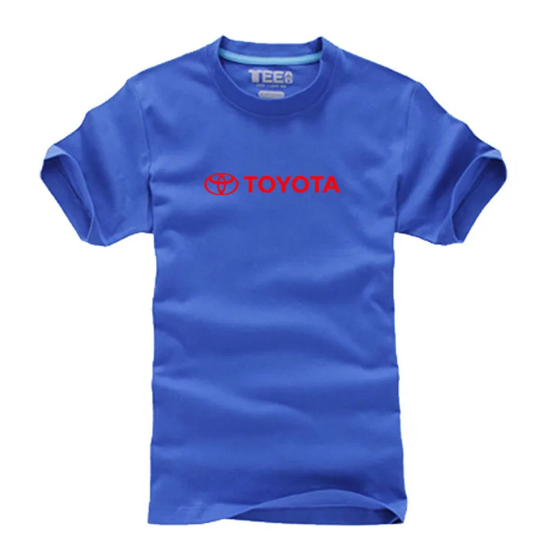 

New Summer for Toyota logo T shirt cotton casual short-sleeved T-shirt Q