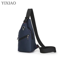 men chest shoulder bag simple storage travel casual crossbody bag multi functional outdoor satchel handbags sports fashion purse