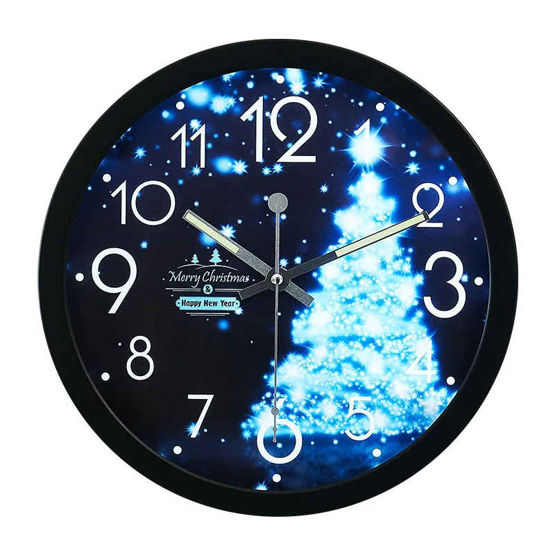 

LED Wall Clock Luminous Large Clocks Mute Electronic Night Light Wall Clock Modern Design Home Decoration Horloge Murale