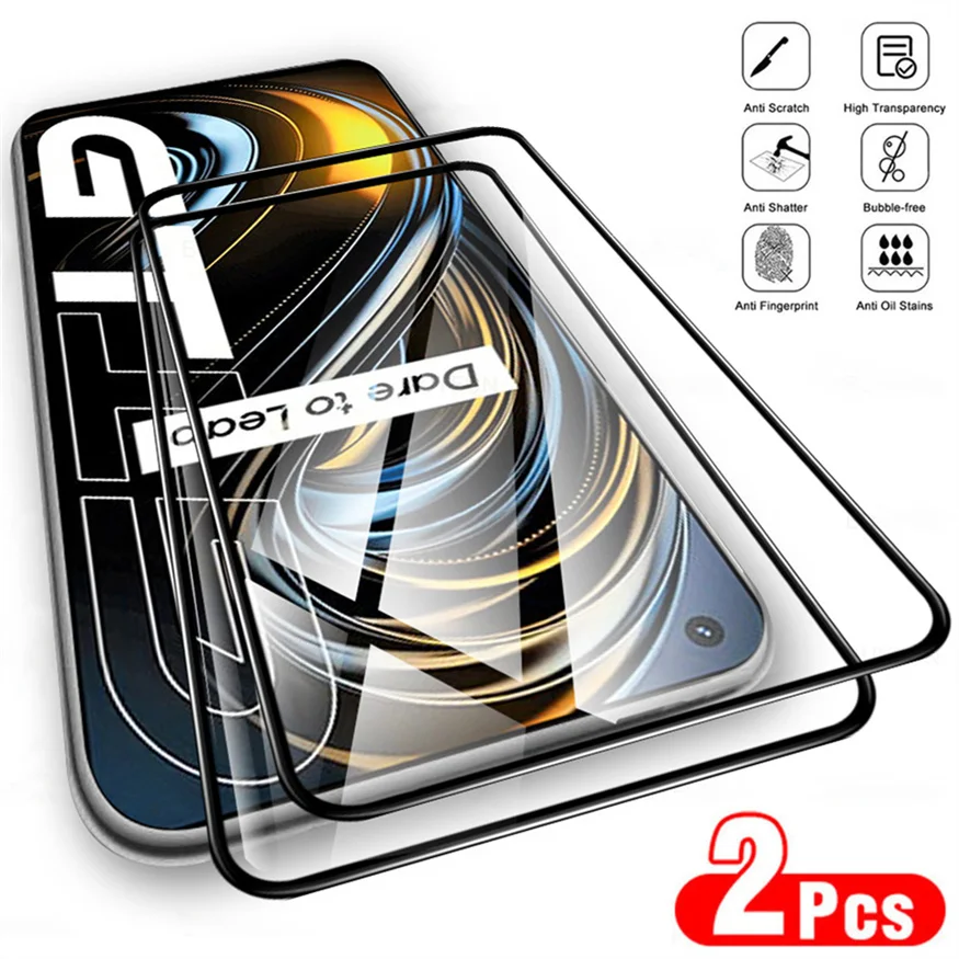 

realme-gt 5g glass,2 pcs 9d glass for realme gt tempered glass realme 8 pro screen protector realmi gt neo flash realme gt glass
