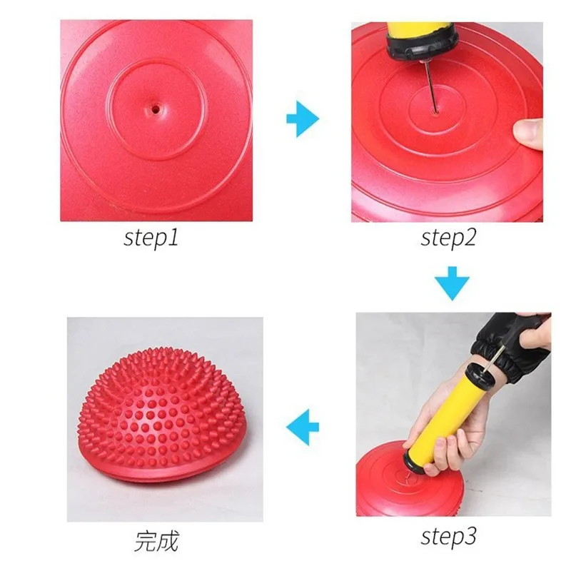 

2pcs/set Yoga Half Ball Stepping Stones Outdoor Toys Indoor Games for Kids Sport Balance Hemisphere Massage Ball Buitenspeelgoed
