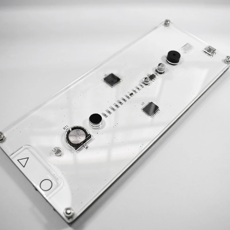 Большой дюймовый Радужный цвет цифровой трубки DS3231 часы DIY kit с настраиваемым